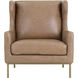 Virgil Marseille Camel Leather Lounge Chair